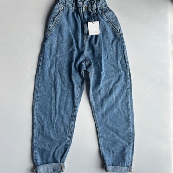 ZARA Z1975 BAGGY PAPERBAG JEANS | 5862/063 - Picture 1 of 5